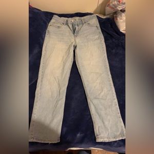 Straight leg mom jeans!